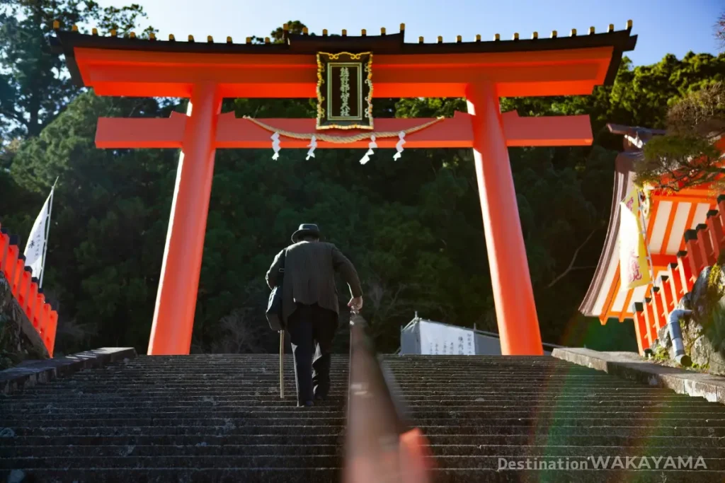 second torii gate of kumano nachi taisha