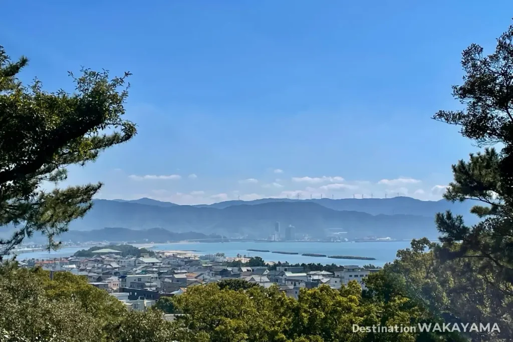 Scenic view from Kishu Toshogu Shrine