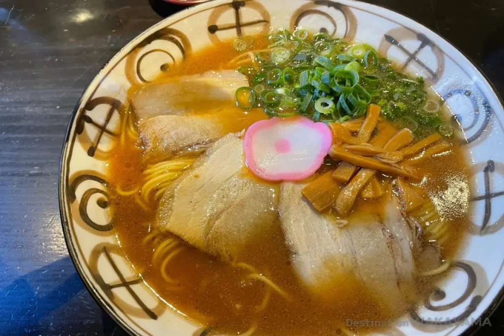 Ramen from "Marutaya" served by a chef trained at Ide Shoten
