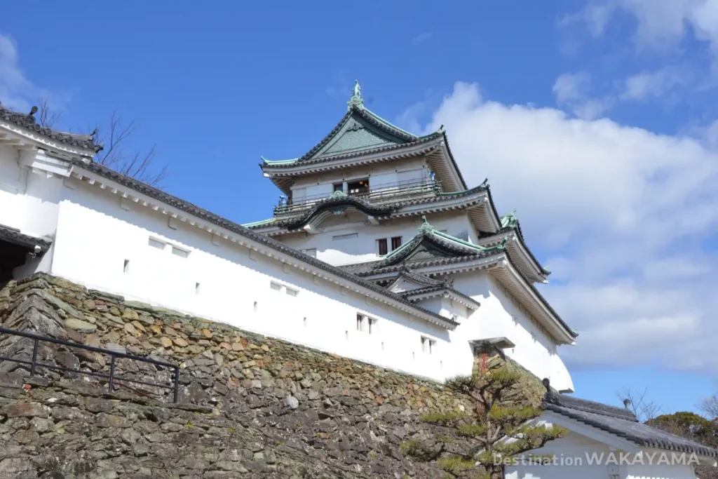 View of Wakayama Castle's main tower