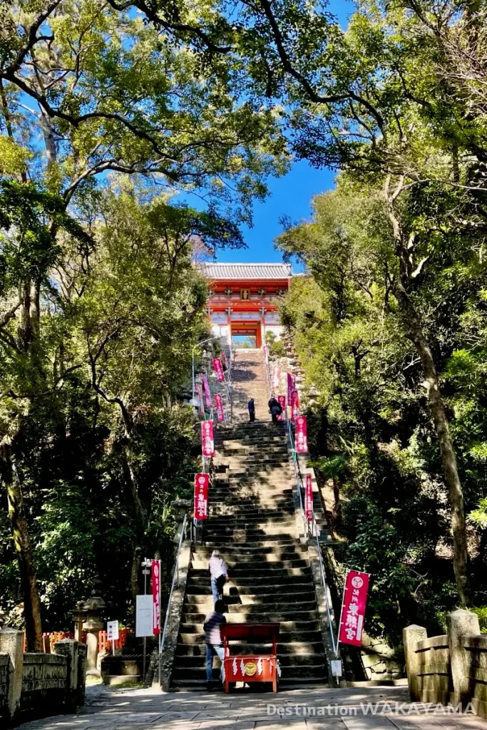 紀州東照宮的108階侍坂