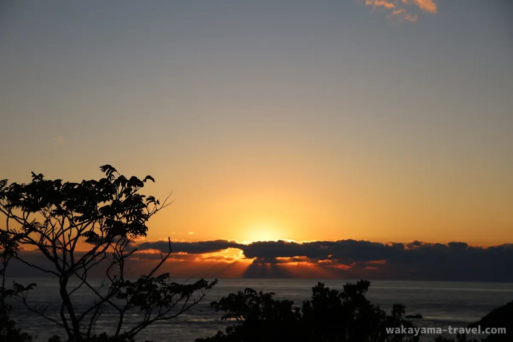 潮岬からの夕暮れ